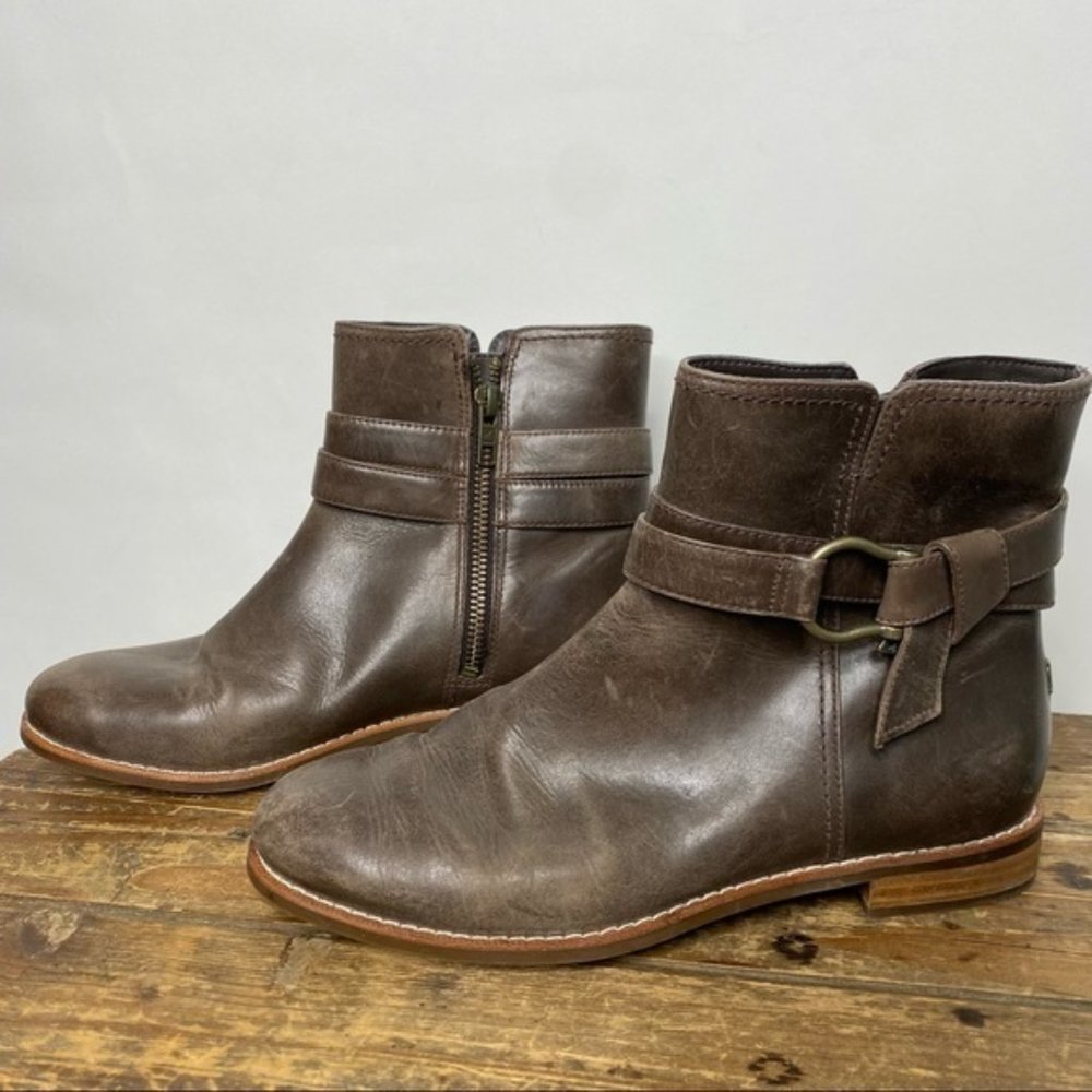 Sperry | Clinton Brown Leather Ankle Boots